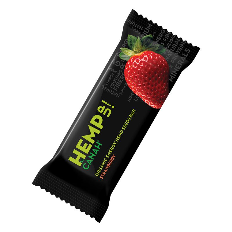 Hemp Up Bio Riegel Erdbeere, 48g